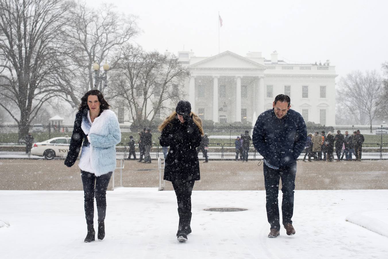 Washington, bajo un manto blanco