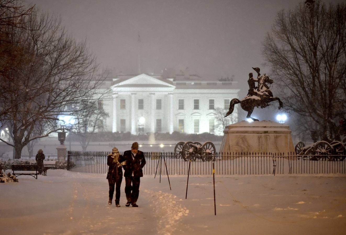 Washington, bajo un manto blanco