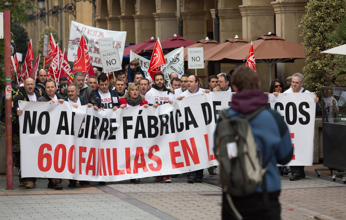 Los trabajadores de Altadis vuelven a la calle