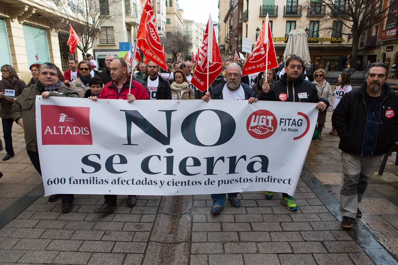Los trabajadores de Altadis vuelven a la calle
