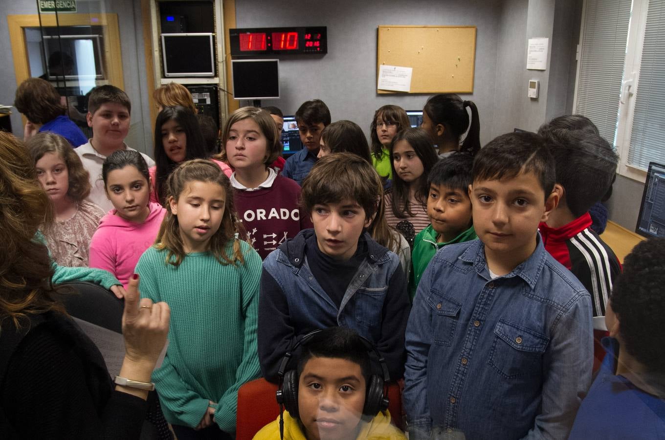 Visita a Diario LA RIOJA y TVR del CEIP General Espartero