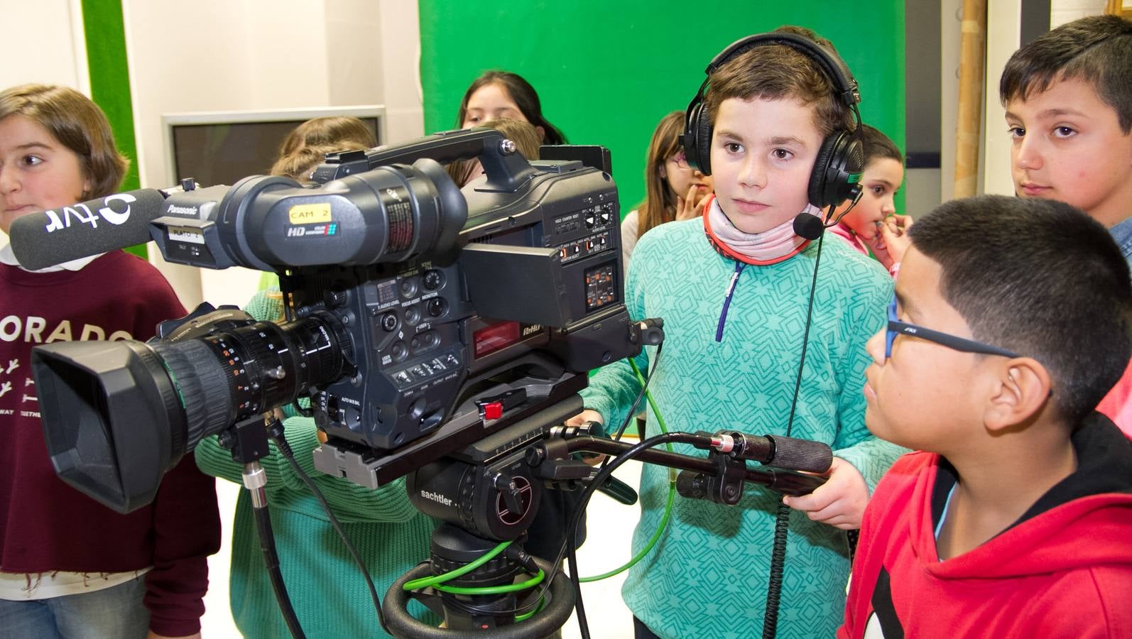 Visita a Diario LA RIOJA y TVR del CEIP General Espartero