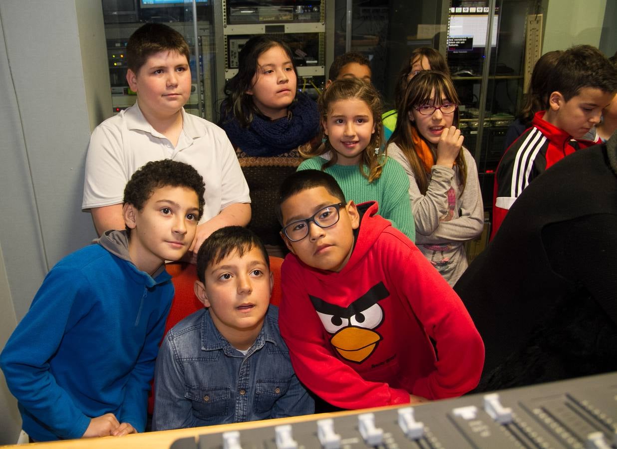 Visita a Diario LA RIOJA y TVR del CEIP General Espartero