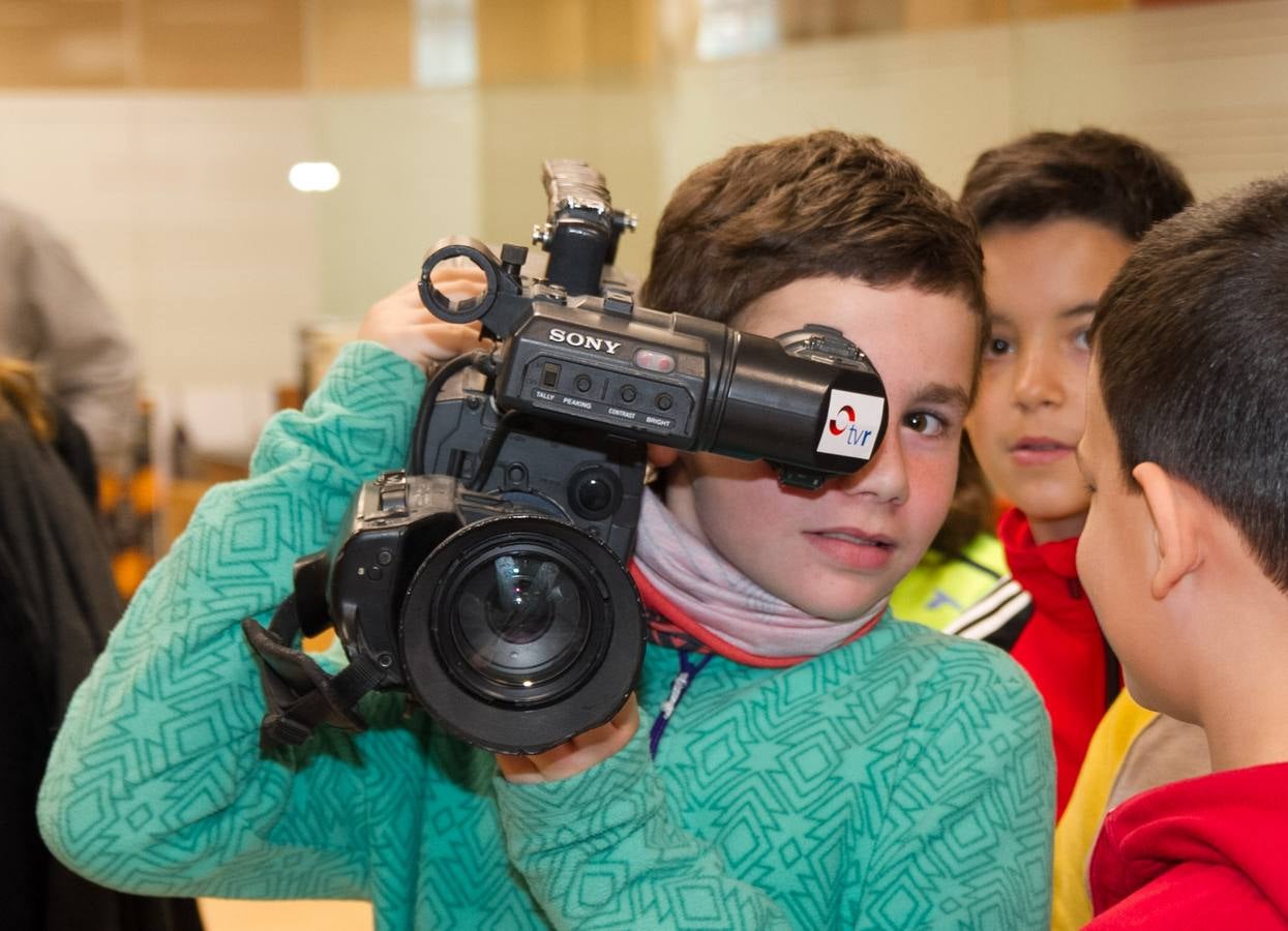 Visita a Diario LA RIOJA y TVR del CEIP General Espartero