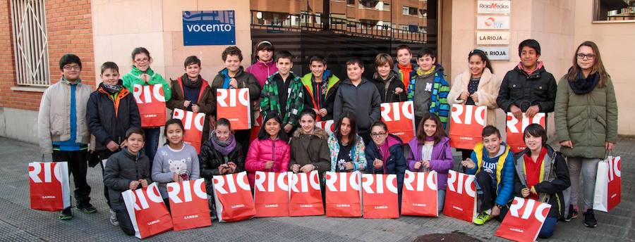 Los alumnos de 5º de Primaria del Colegio Milenario de la Lengua visitan la multimedia de Diario LA RIOJA