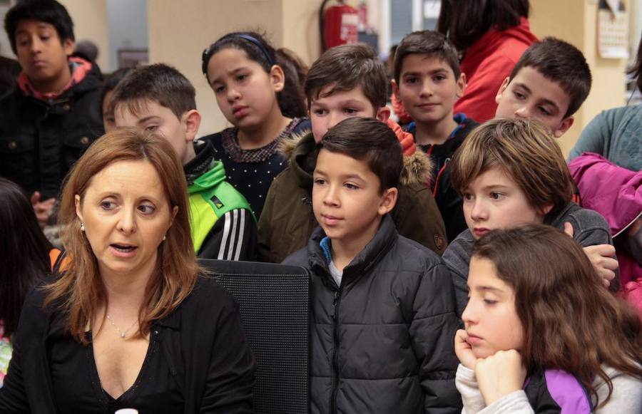 Los alumnos de 5º de Primaria del Colegio Milenario de la Lengua visitan la multimedia de Diario LA RIOJA