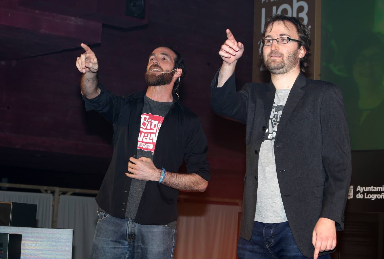 Humor en la entrega de los XVII Premios Web Riojanos