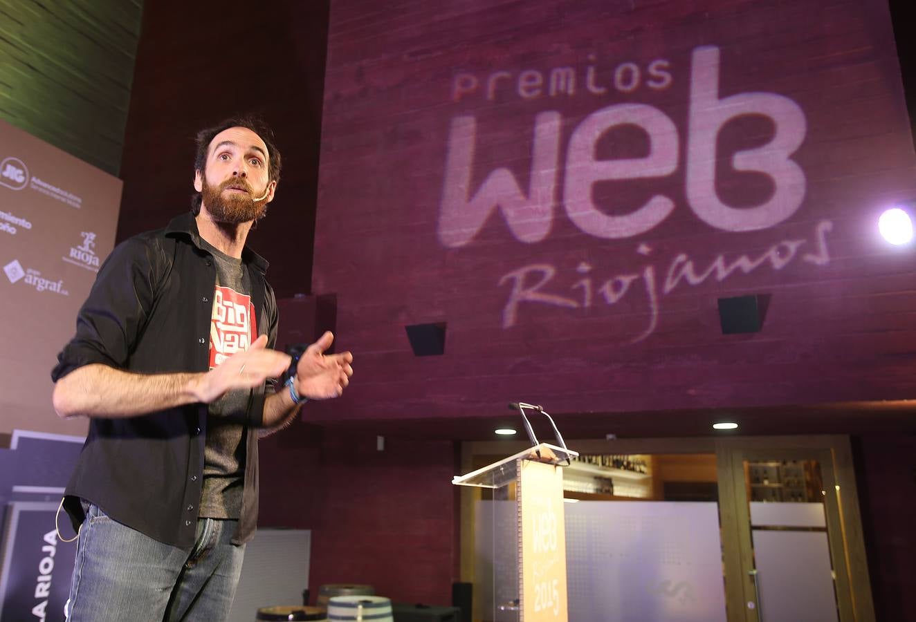 Humor en la entrega de los XVII Premios Web Riojanos