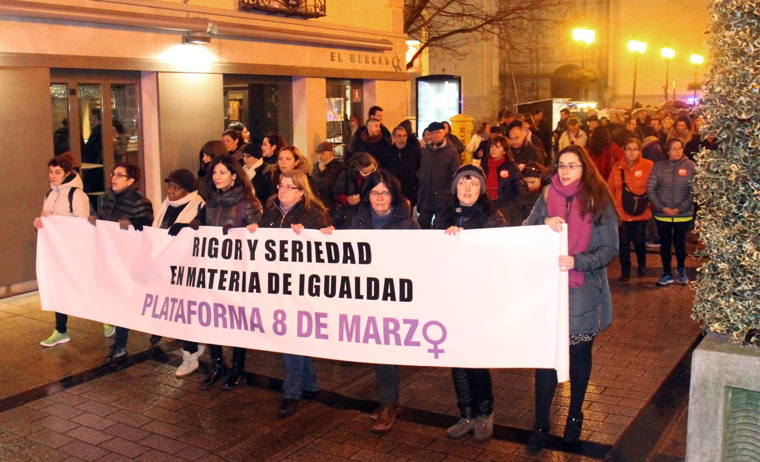 Manifestación de la Pataforma 8 de Marzo en Logroño