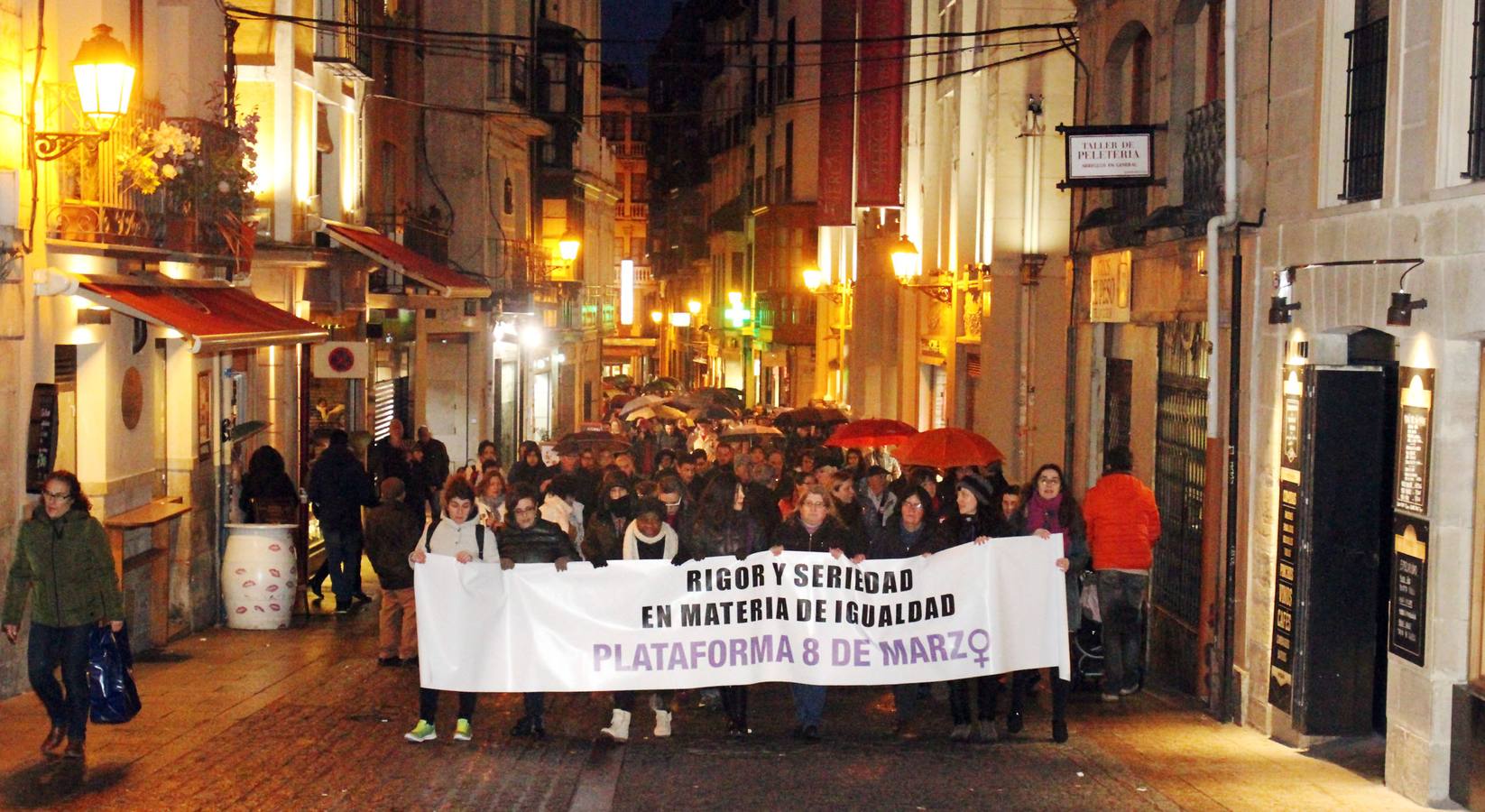 Manifestación de la Pataforma 8 de Marzo en Logroño