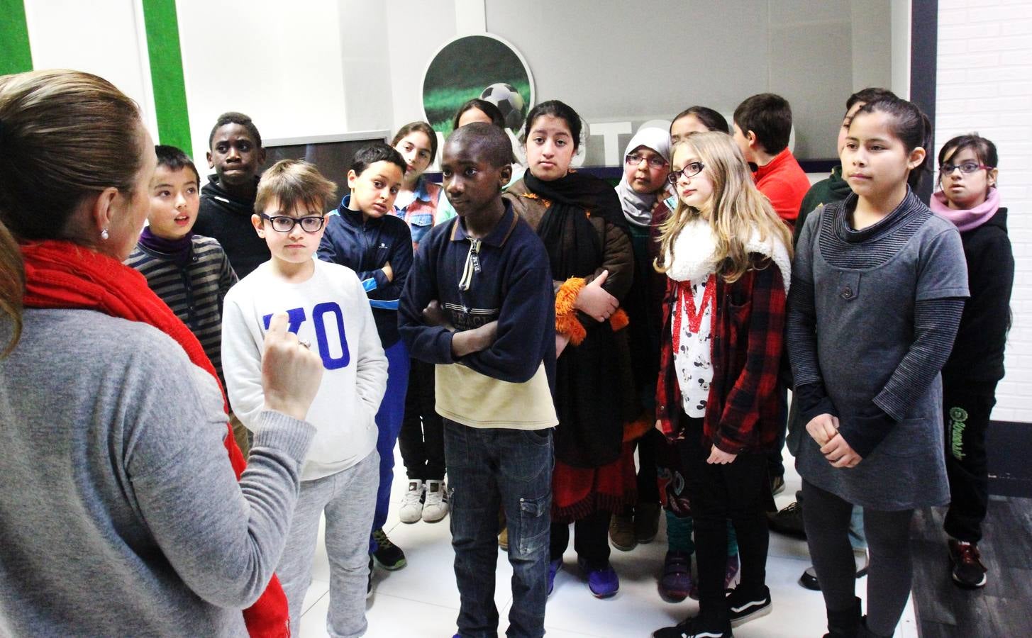 Navarrete el Mudo visita la multimedia de Nueva Rioja