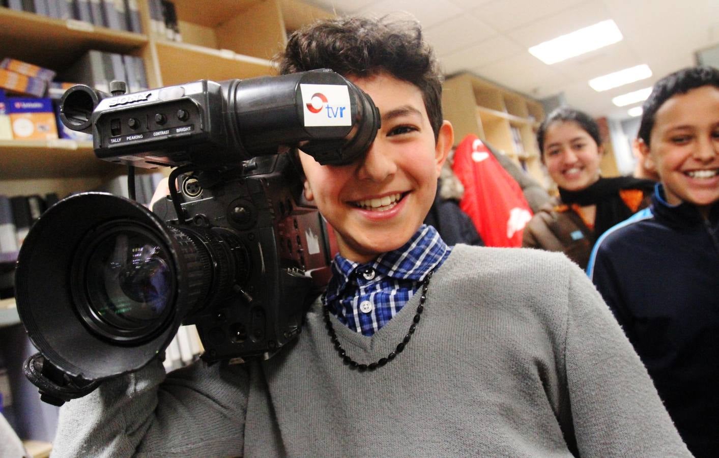 Navarrete el Mudo visita la multimedia de Nueva Rioja