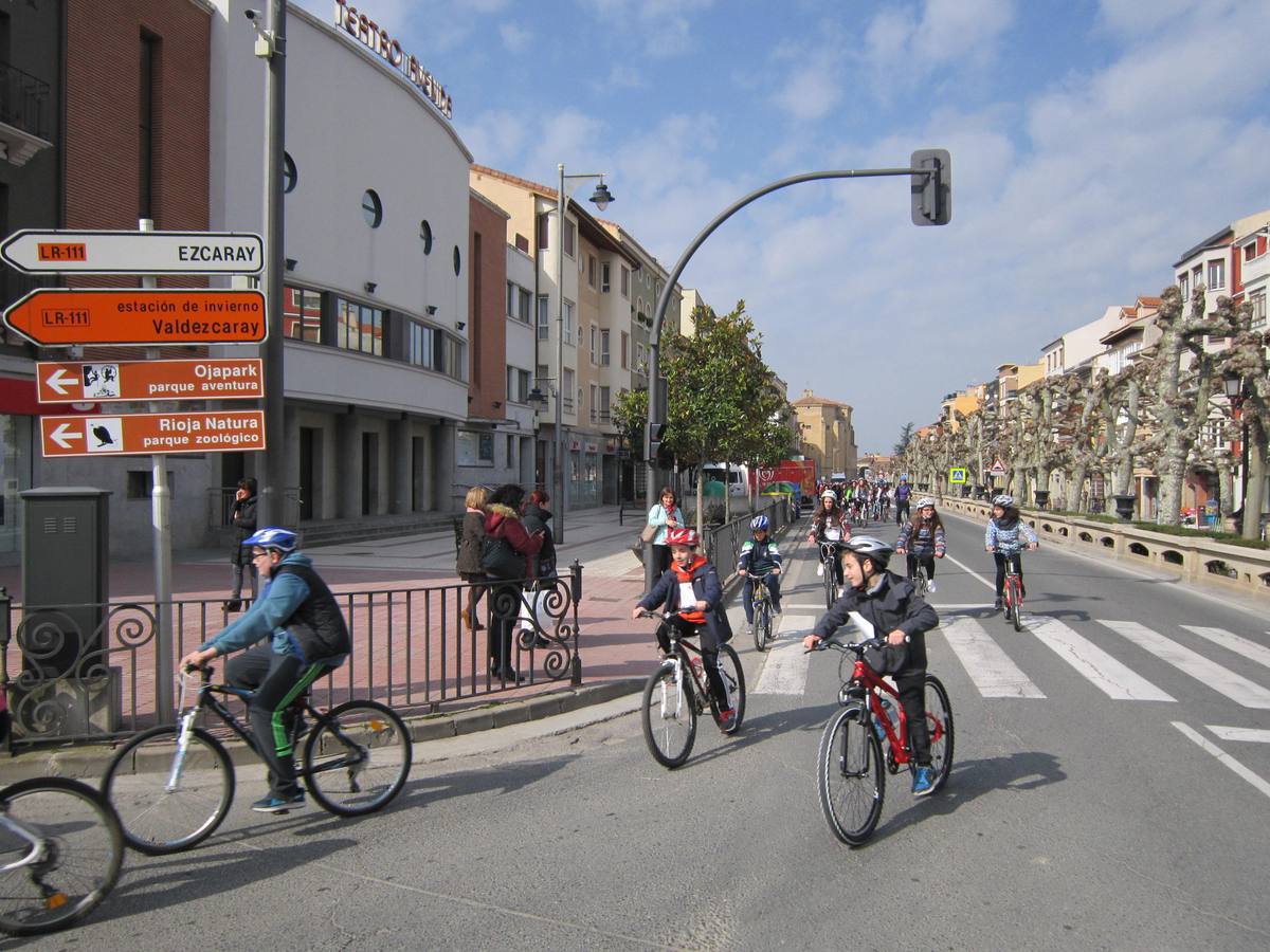 III Marcha en bicicleta en Santo Domingo de la Calzada a beneficio de la AECC