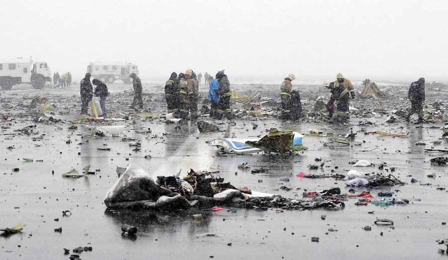 Accidente aéreo en Rusia