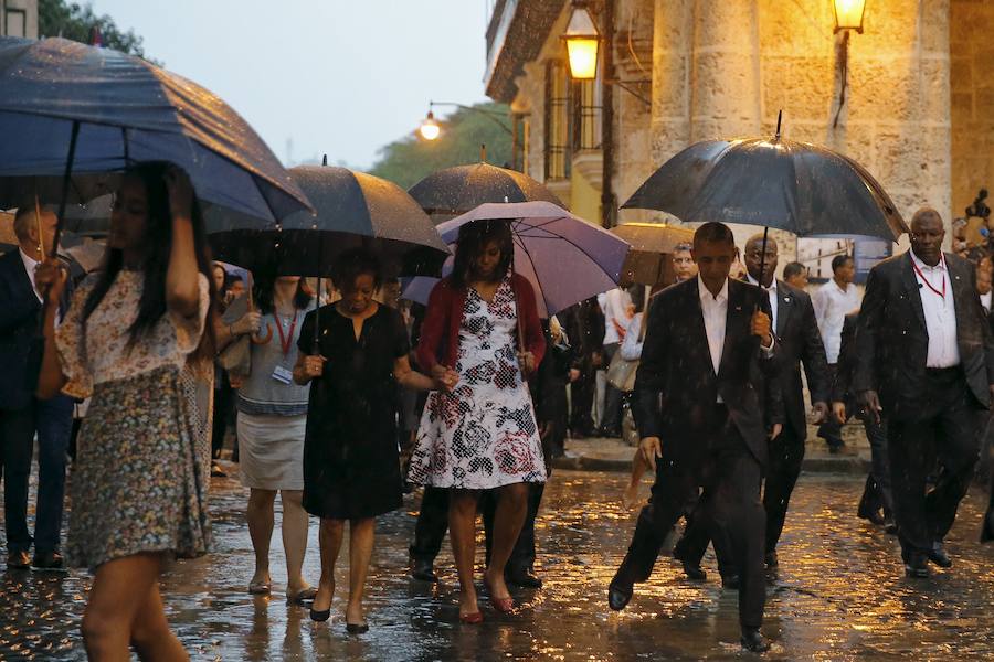 Obama inicia en Cuba una visita histórica