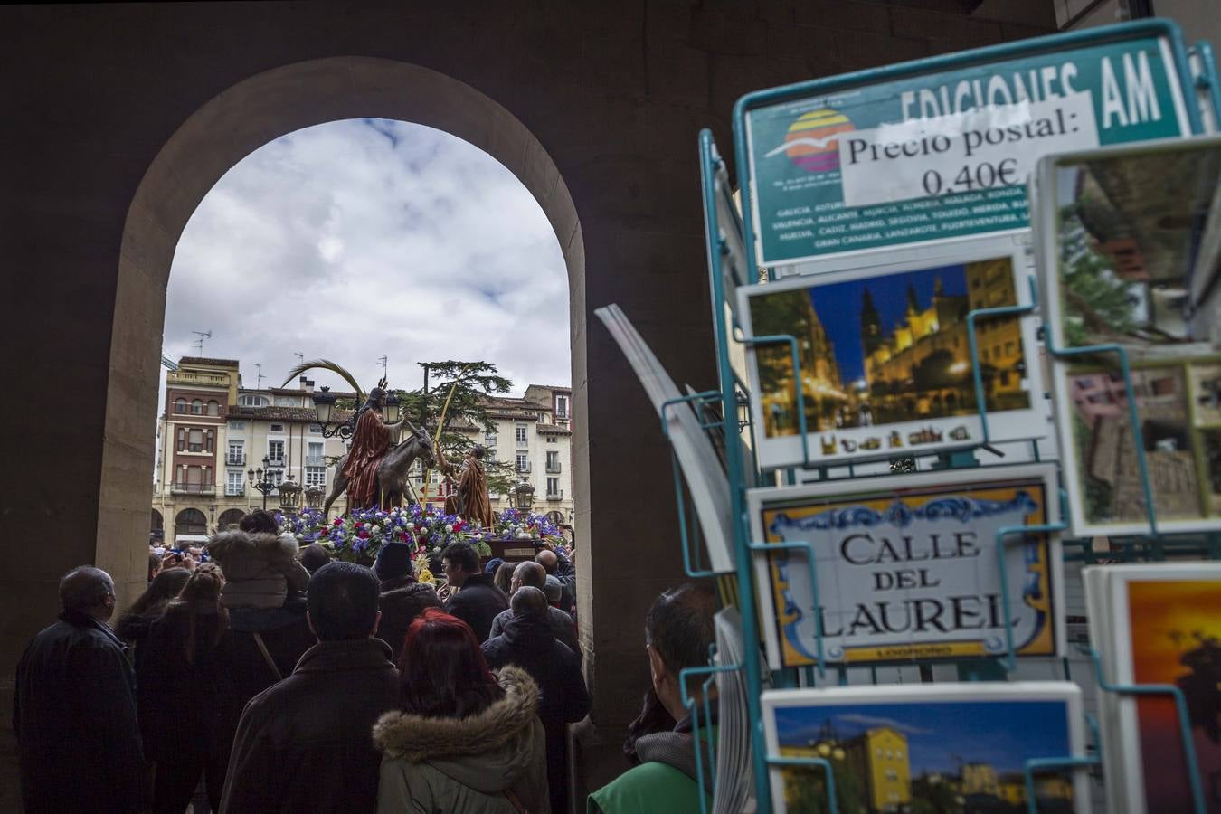 La borriquilla recorre Logroño