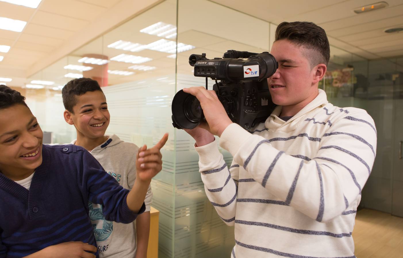 Los alumnos de 2º de la ESO del IES Celso Díaz, de Arnedo, visitan la multimedia de Diario LA RIOJA