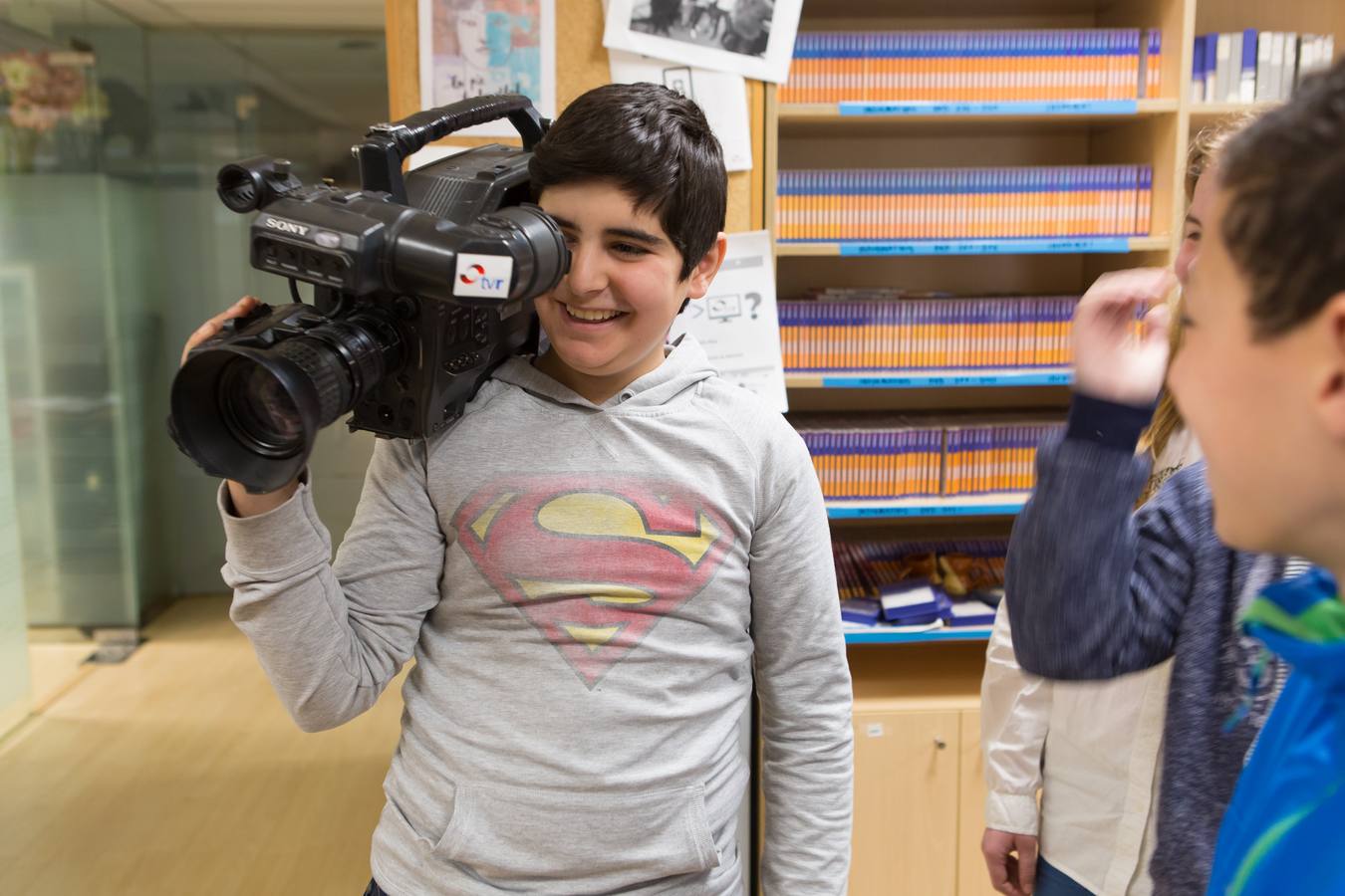 Los alumnos de 2º de la ESO del IES Celso Díaz, de Arnedo, visitan la multimedia de Diario LA RIOJA