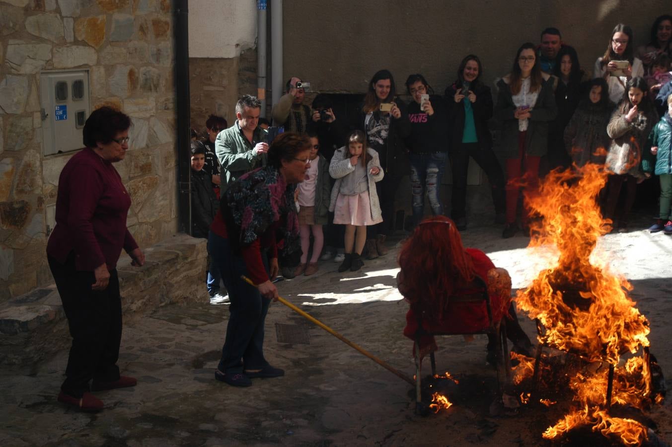 Quema de Judas en Cornago