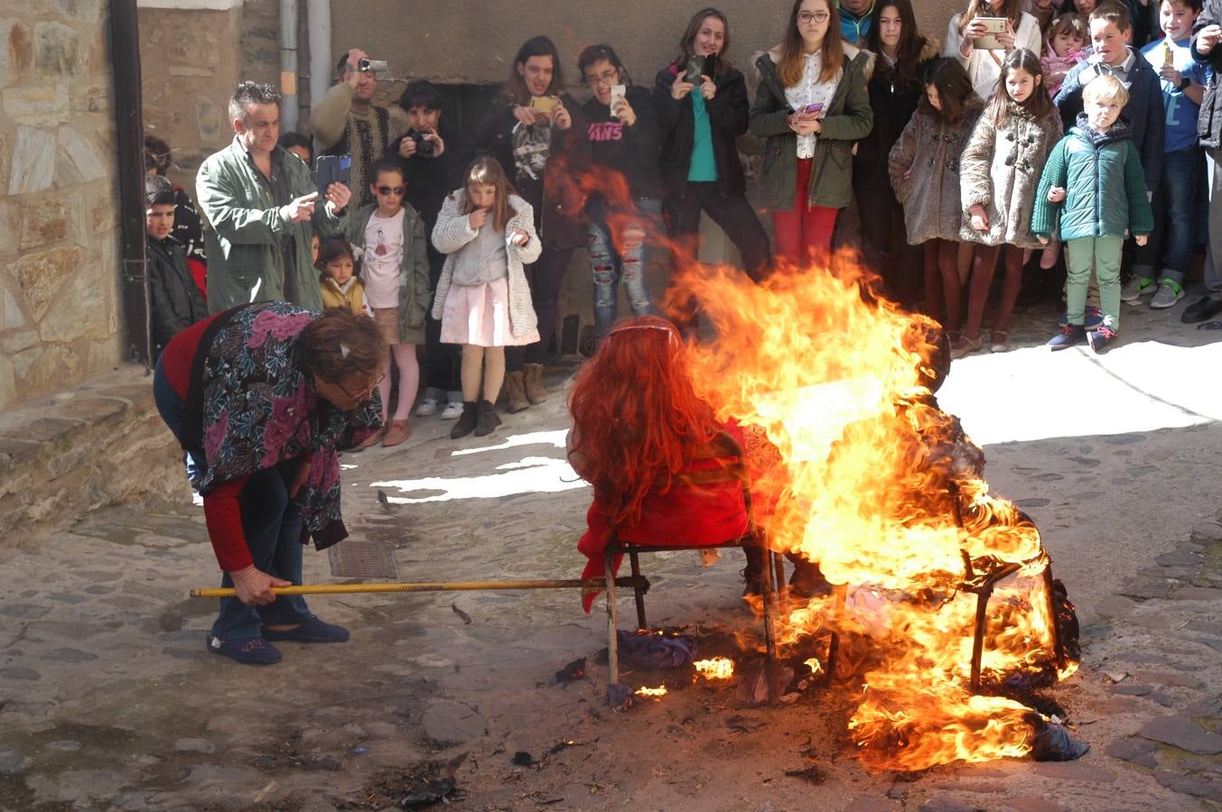 Quema de Judas en Cornago