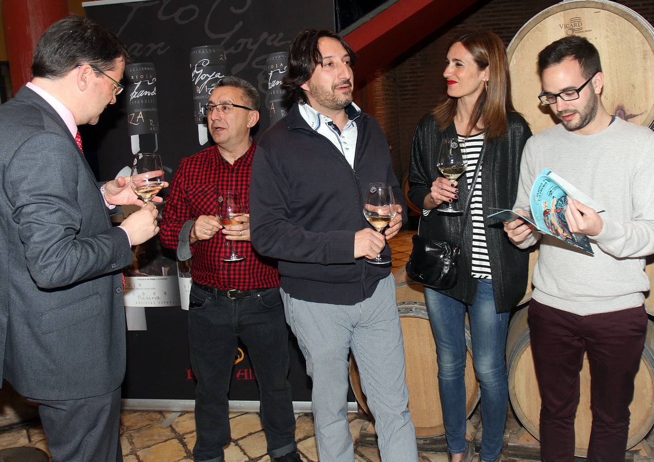 Cena de la Vuelta Ciclista a La Rioja 2016 en Bodegas Altanza