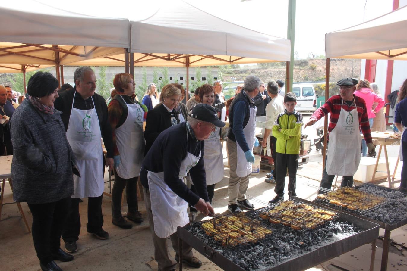 Fiesta de la pringada en Santa Eulalia Bajera