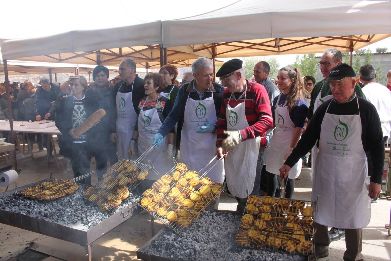 Fiesta de la pringada en Santa Eulalia Bajera