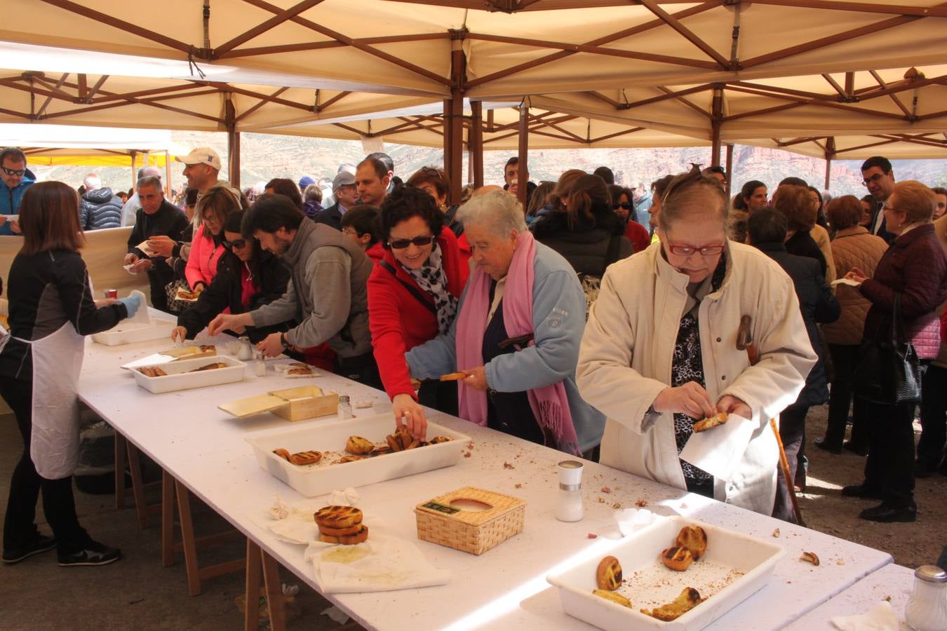 Fiesta de la pringada en Santa Eulalia Bajera