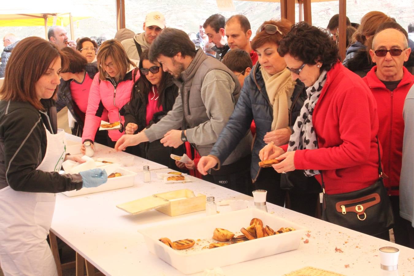 Fiesta de la pringada en Santa Eulalia Bajera