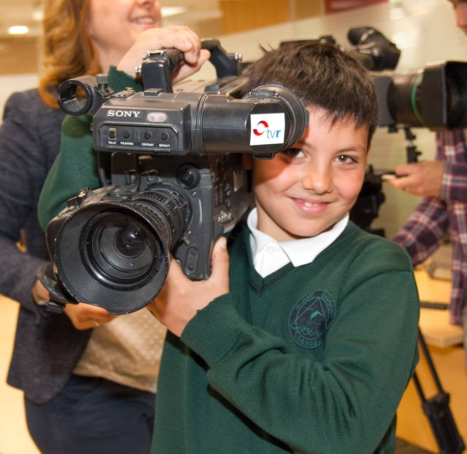 Los alumnos de 4º de Primaria del Colegio Divino Maestro visitan la multimedia de Diario LA RIOJA