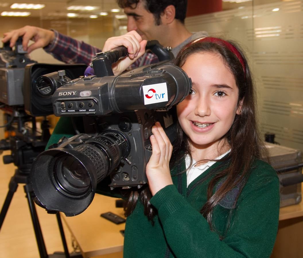 Los alumnos de 4º de Primaria del Colegio Divino Maestro visitan la multimedia de Diario LA RIOJA