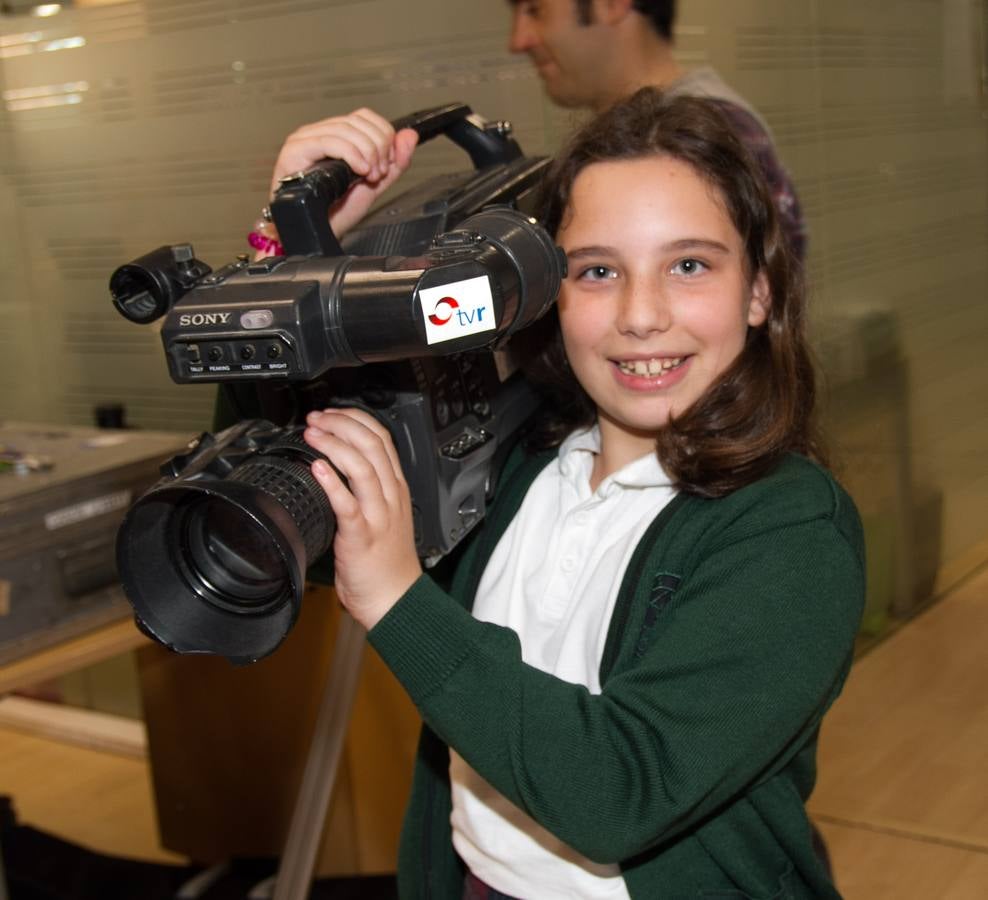 Los alumnos de 4º de Primaria del Colegio Divino Maestro visitan la multimedia de Diario LA RIOJA