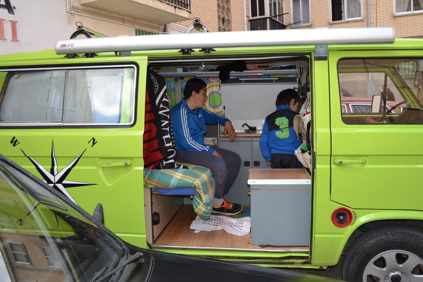 Coches antiguos en Nájera