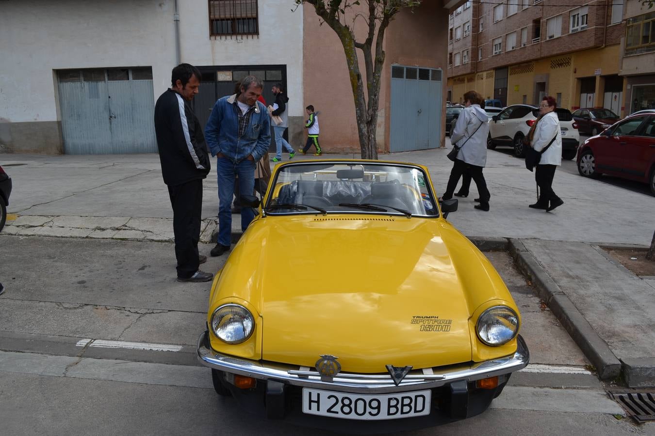 Coches antiguos en Nájera