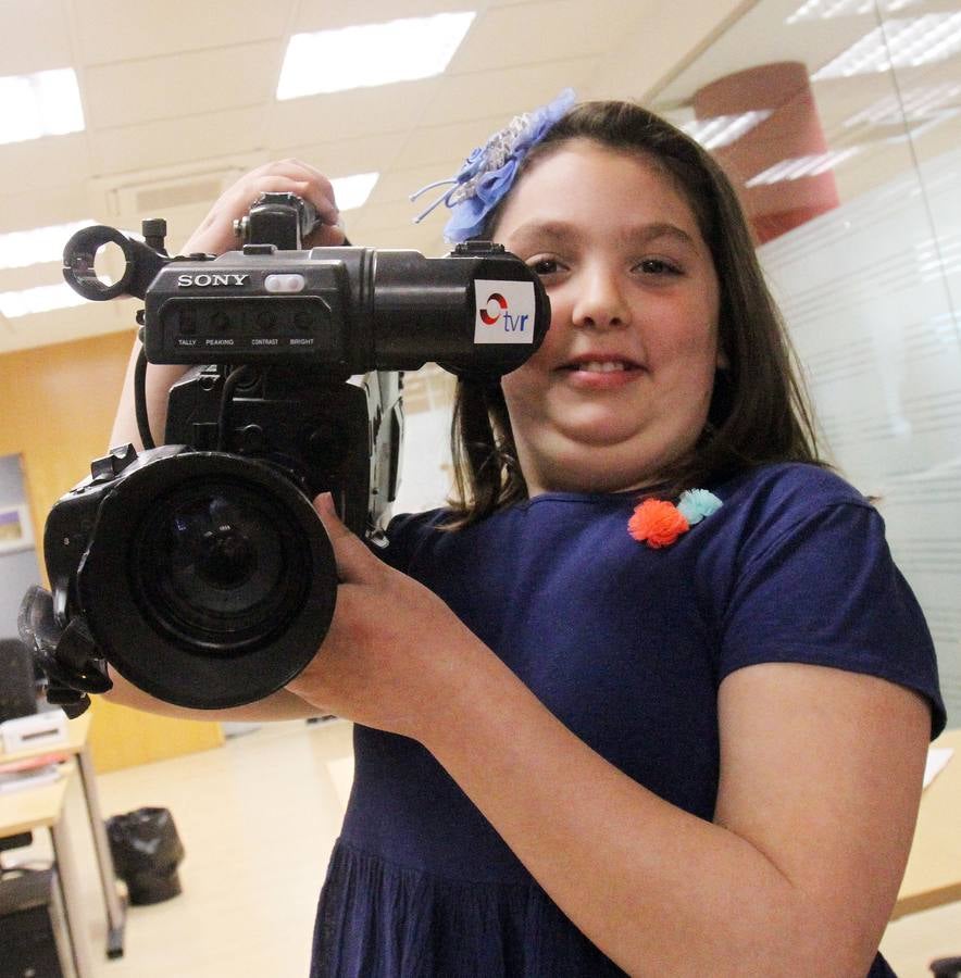 Los alumnos 5º A del Colegio Escolapios han visitado la multimedia de Diario LA RIOJA