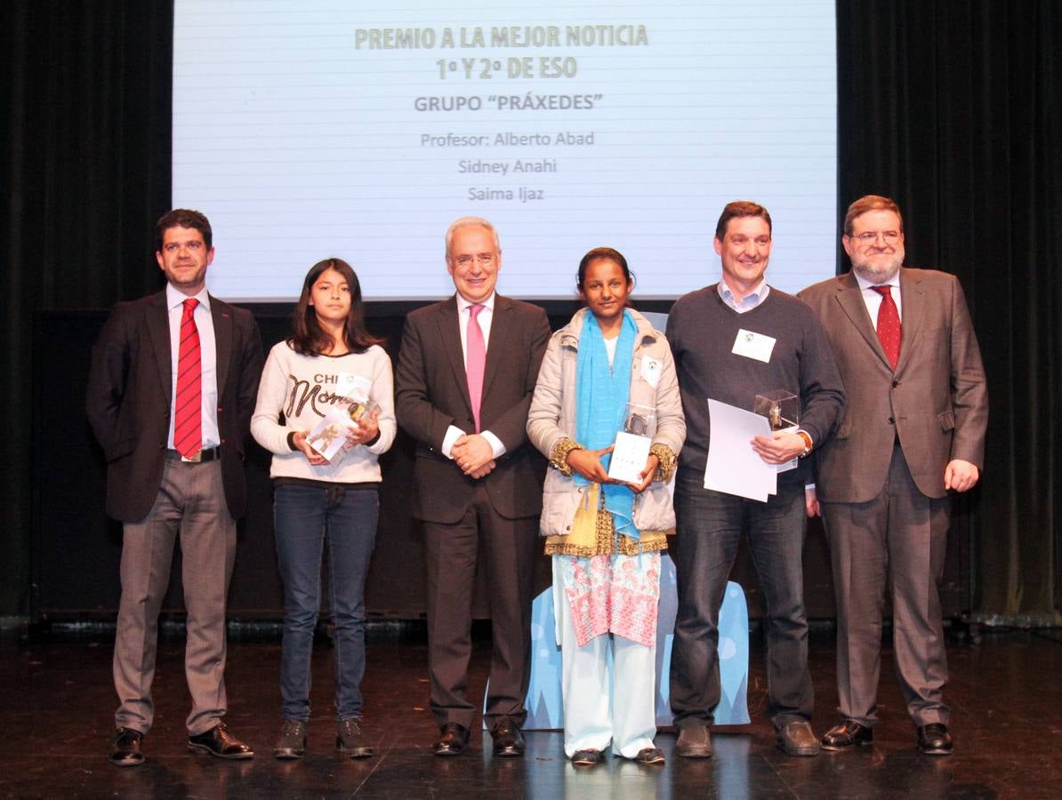 Emoción, alegría, aplausos y felicitaciones en la entrega de premios de Reportero Escolar