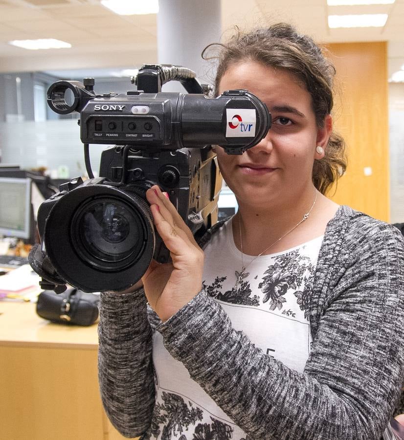 Los alumnos de 5º C de Primaria del Colegio Escolapios han visitado la multimedia de Diario LA RIOJA