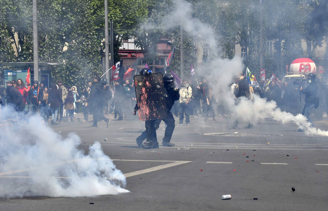 Nueva jornada de protestas en Francia contra la reforma laboral