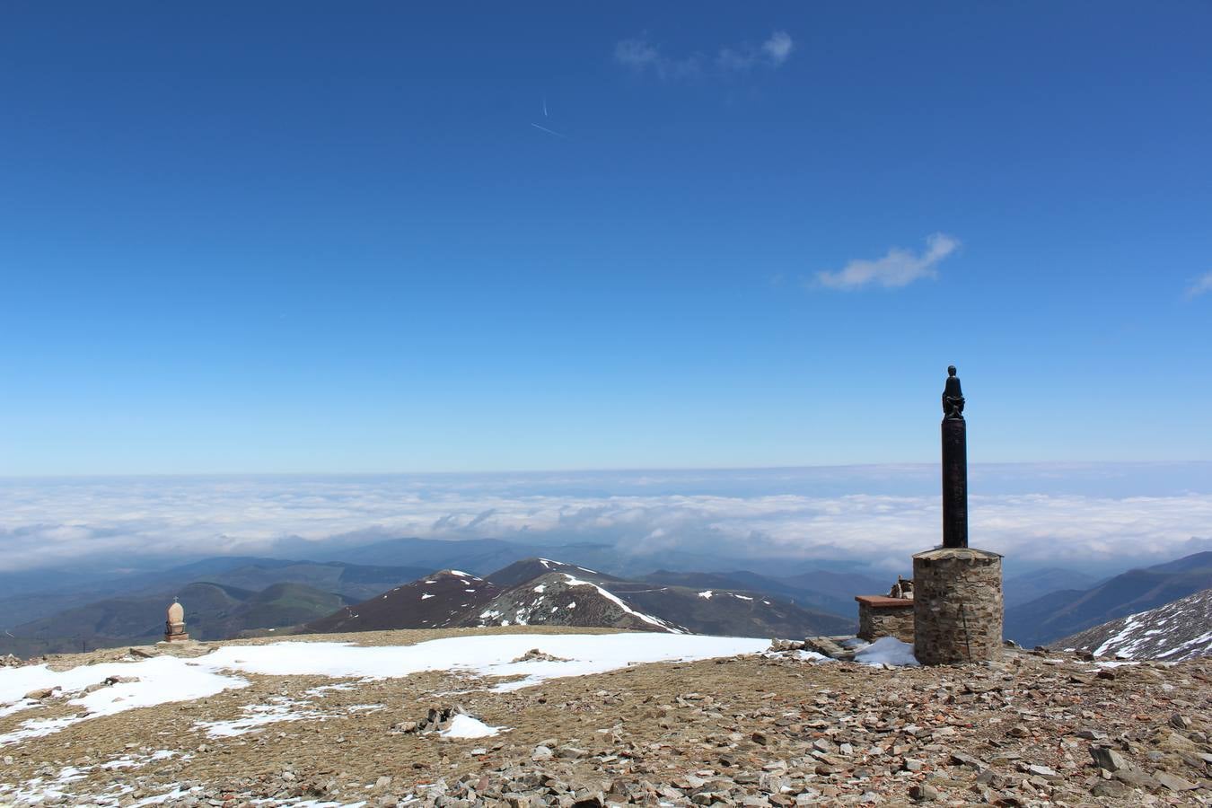 Empieza a retirarse la nieve del San Lorenzo