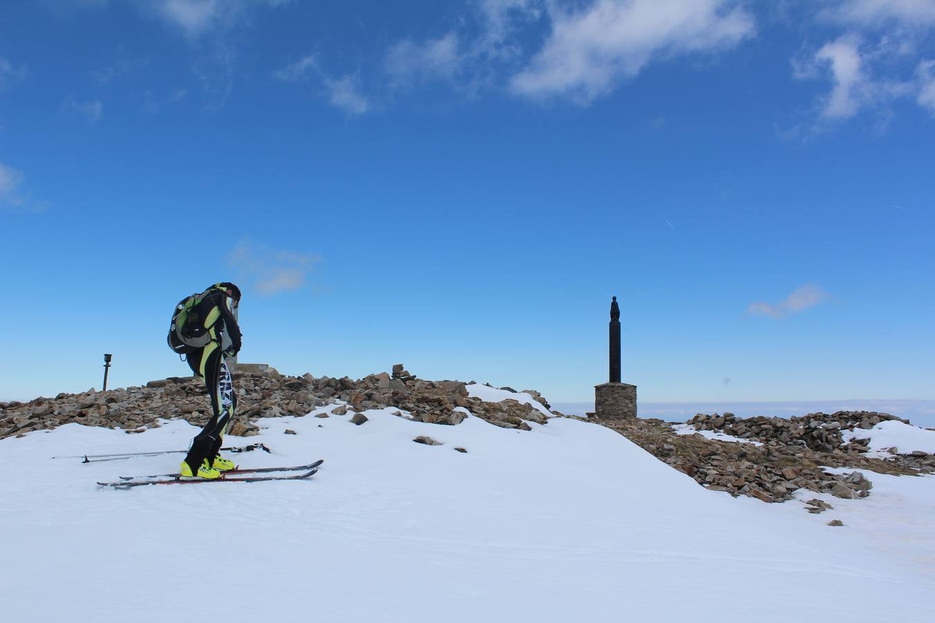 Empieza a retirarse la nieve del San Lorenzo