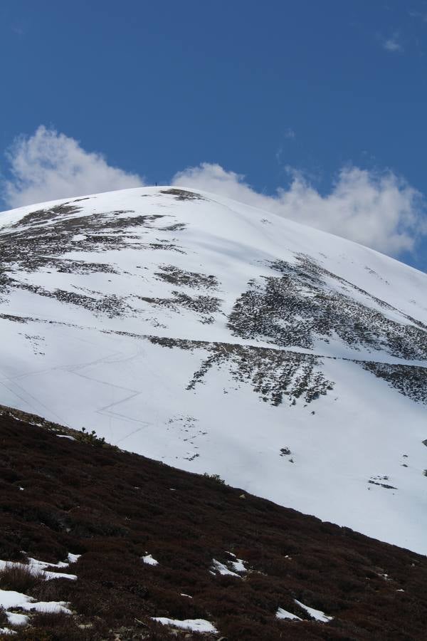 Empieza a retirarse la nieve del San Lorenzo