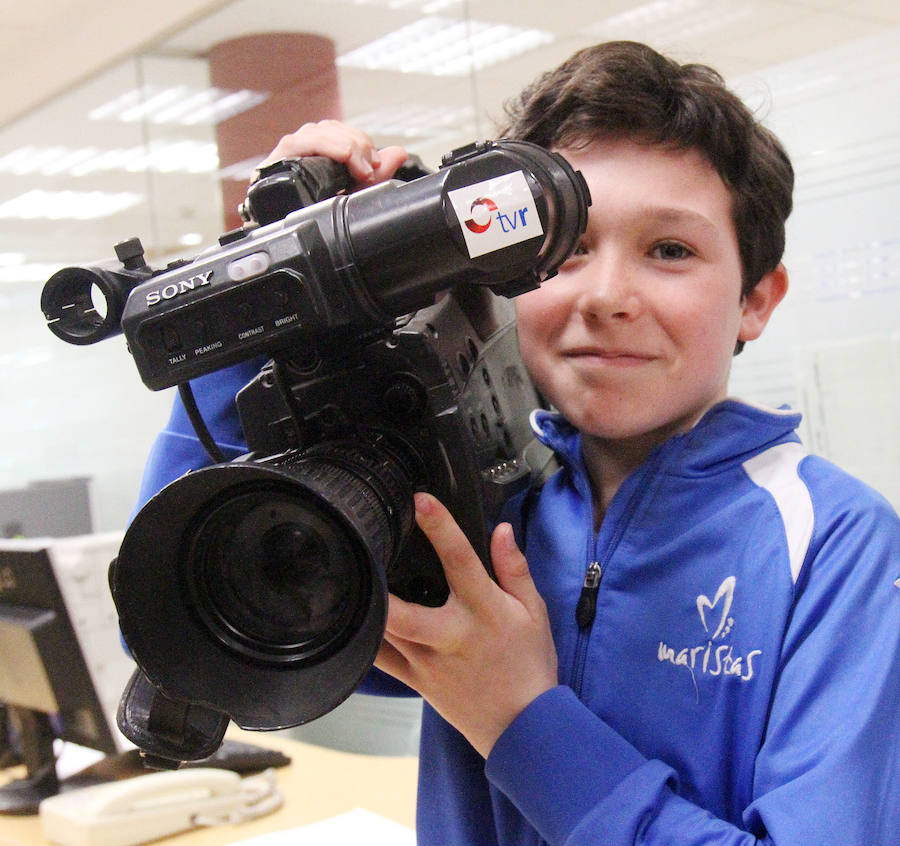 Visita de los alumnos de Maristas (I)