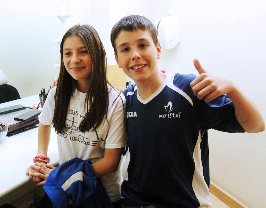 Visita de los alumnos de Maristas (I)