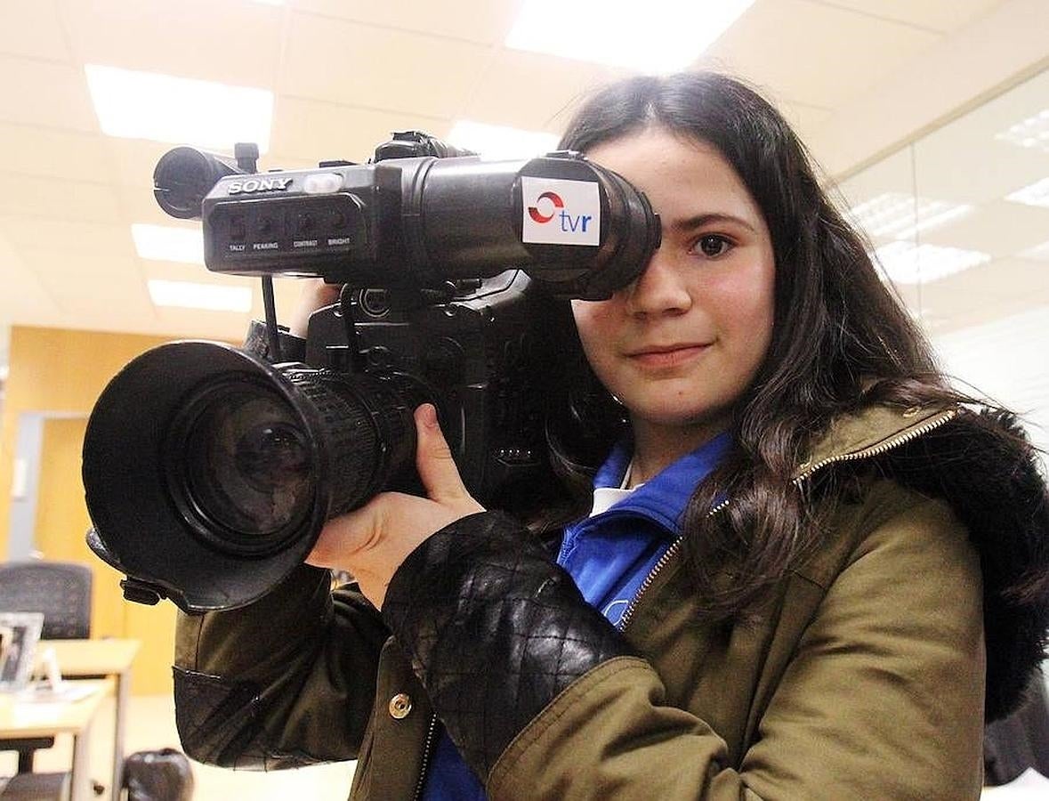 Visita de los alumnos de Maristas (I)