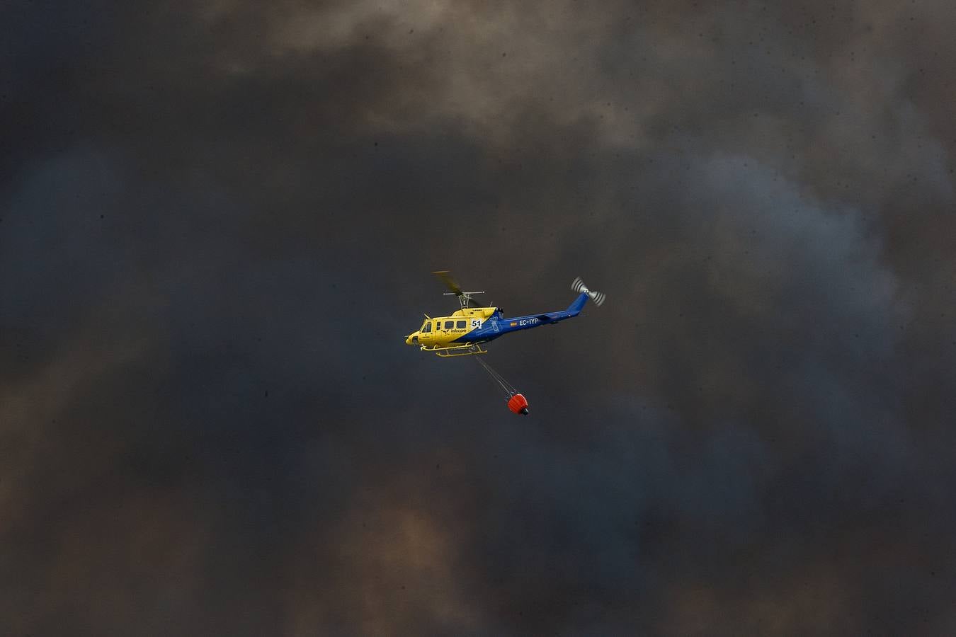 Incendio en el cementerio de neumáticos de Seseña