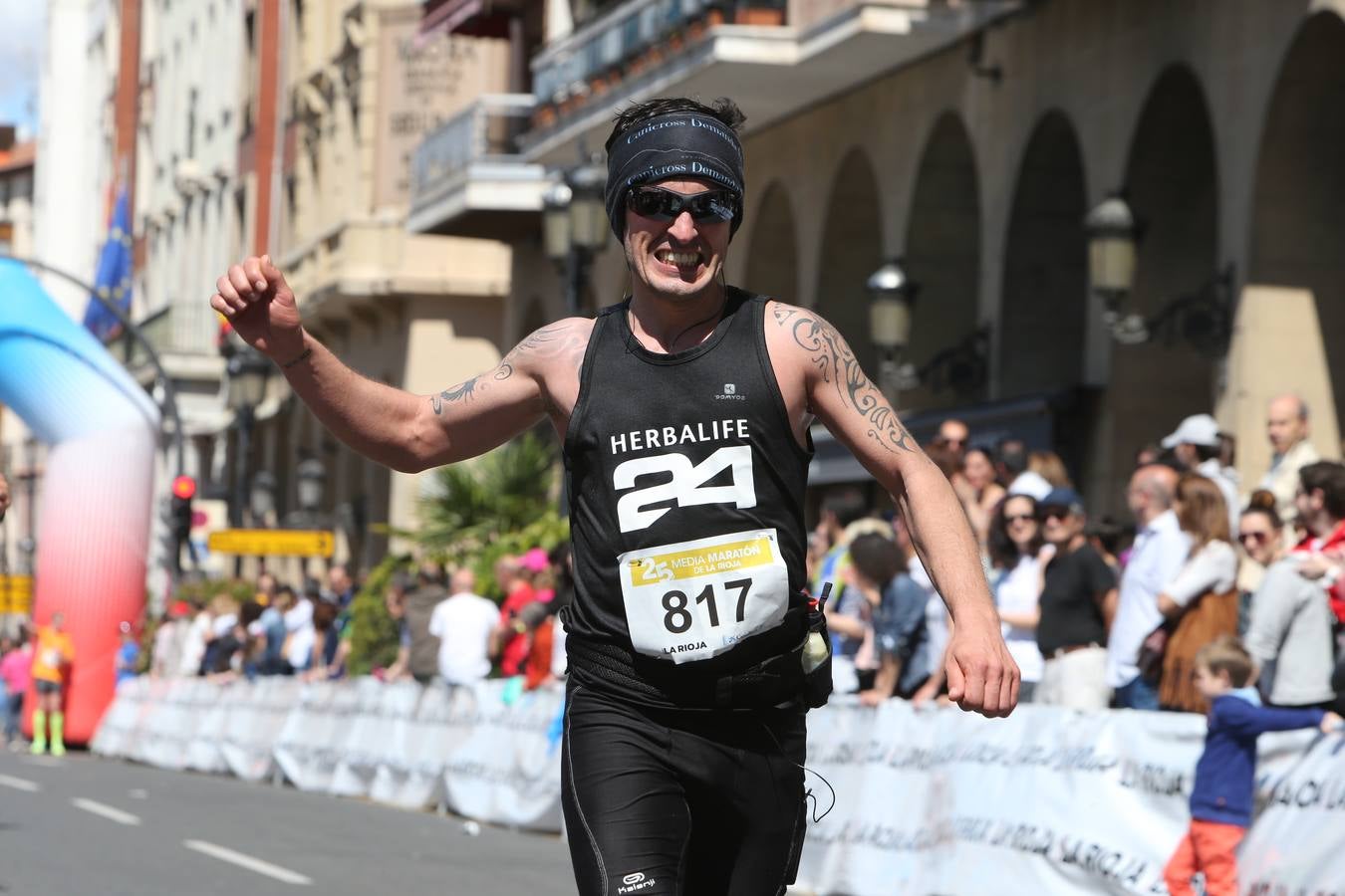 El gran momento de la llegada (v)