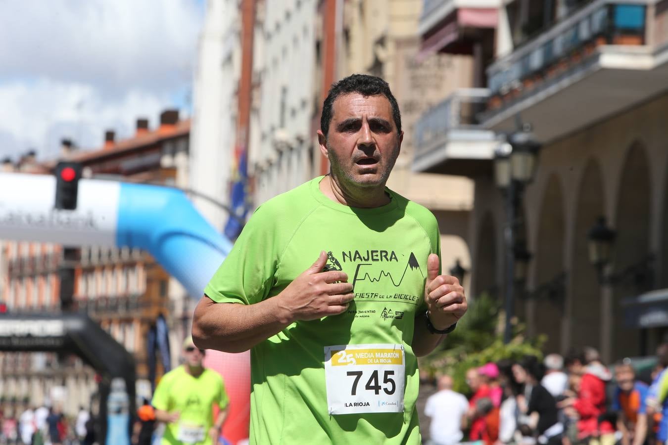 El gran momento de la llegada (v)