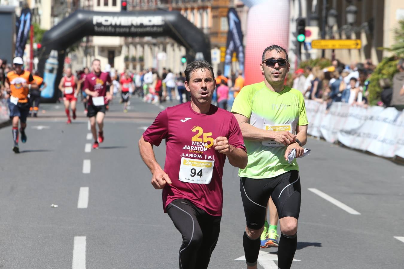 El gran momento de la llegada (v)