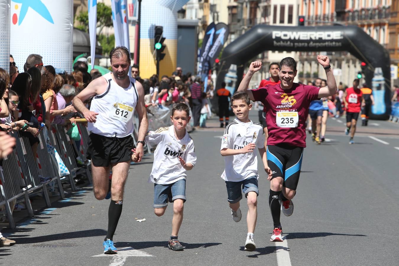 El gran momento de la llegada (v)