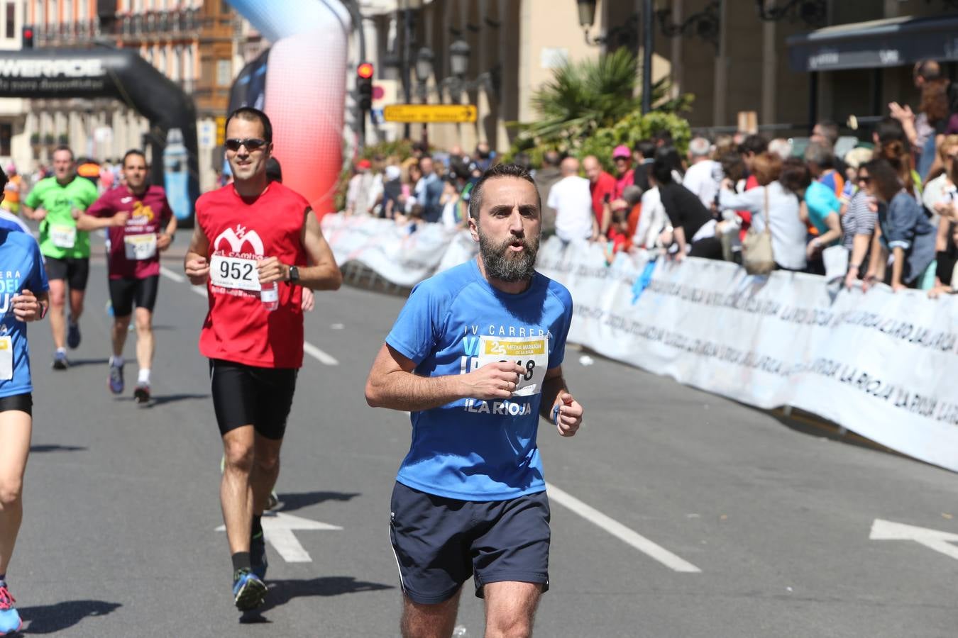 El gran momento de la llegada (v)